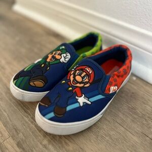 Super Mario Themed Slip-On Shoes